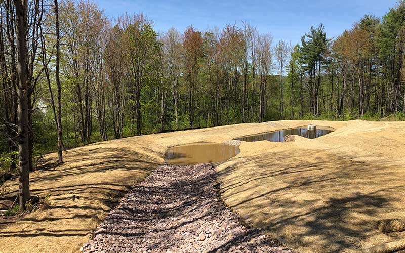 Vermont erosion control by Rexford Sitework Services